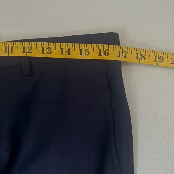 Hart Schaffner Marx Suit Mens 39 Wool Blend Window Pane Blazer Pants Union USA - Picture 14 of 16